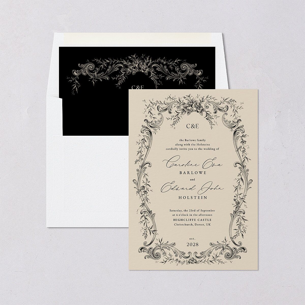 Antique Victorian Envelope Liners — view 3