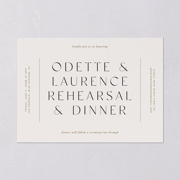 Surround Rehearsal Dinner Invitations Mist Signature Blank