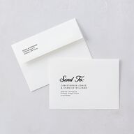 Our Day Wedding Invitations Deep Bronze Signature Blank Standard No