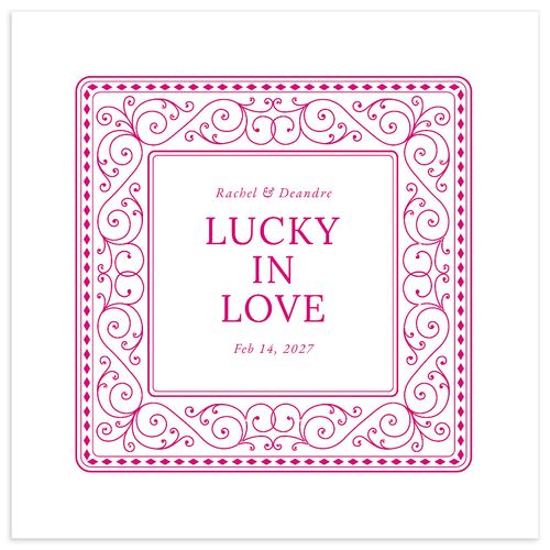 Las Vegas Playing Card Luncheon Napkins Mulberry Napkin Uncoined