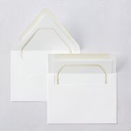 Eucalyptus Frame Euro Envelope Liners Luxe Pure White Liner
