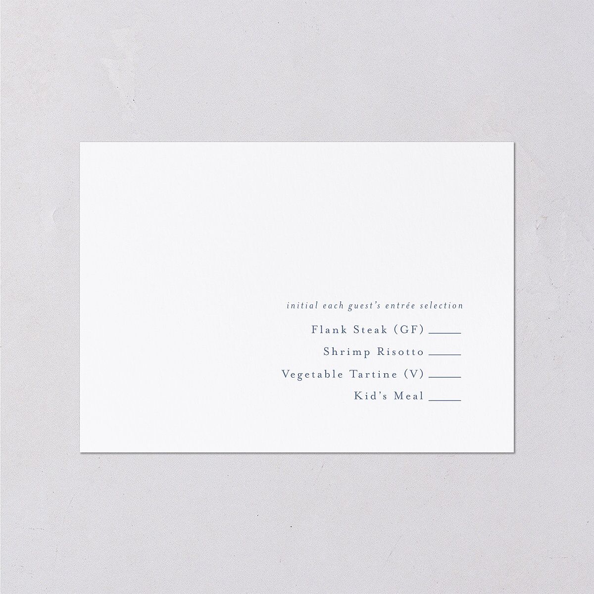 Eternal Love Wedding Response Cards Cruise Signature Standard