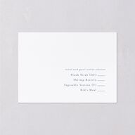 Eternal Love Wedding Response Cards Cruise Signature Standard