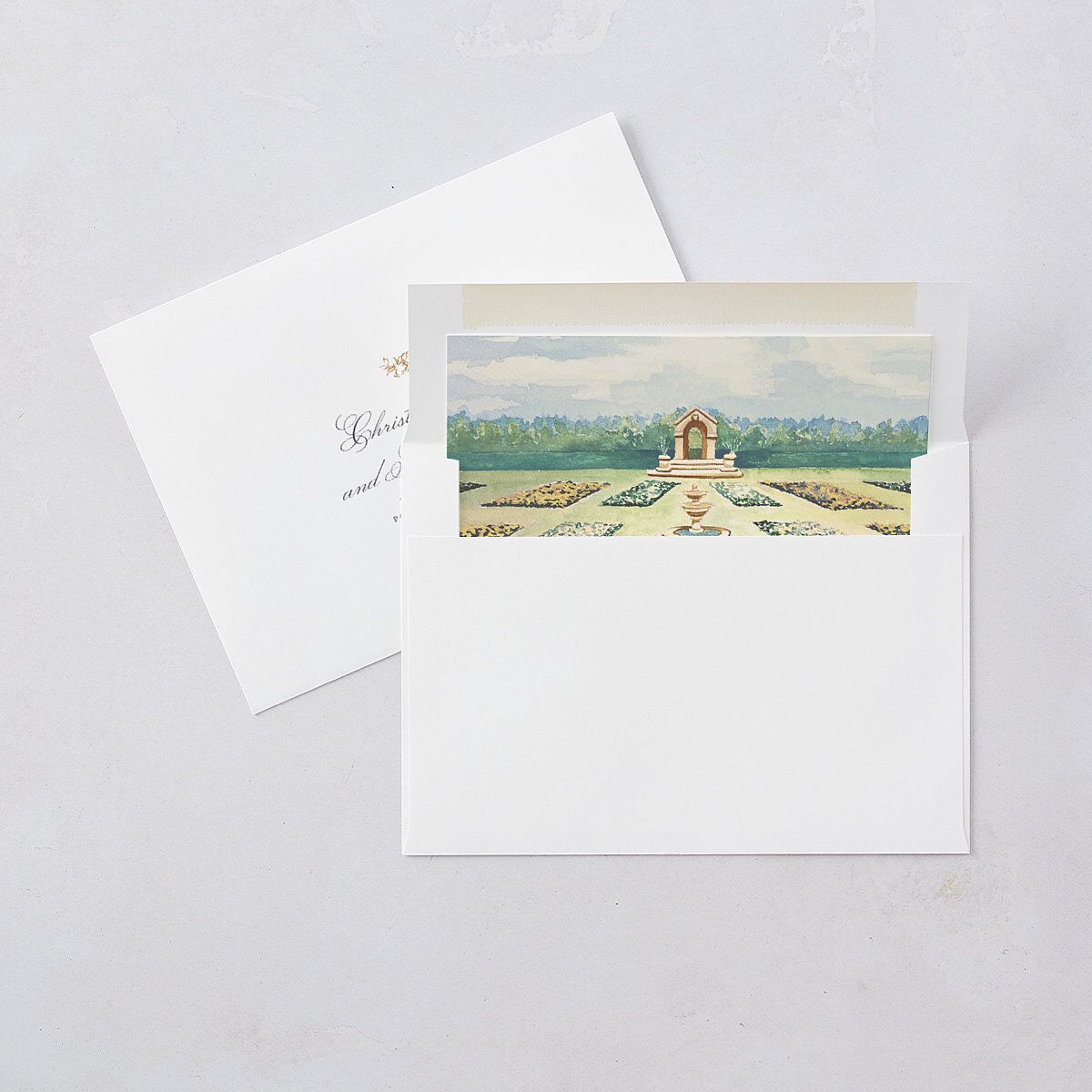 Medieval Castle Wedding Invitations Almond Signature Blank No Standard
