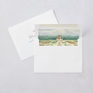Medieval Castle Wedding Invitations Almond Signature Blank No Standard