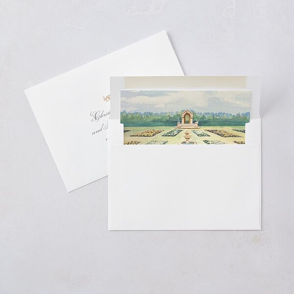 Medieval Castle Wedding Invitations Almond Signature Blank No Standard