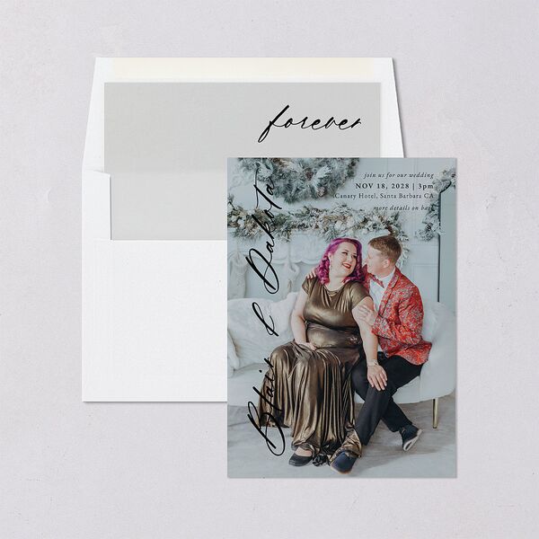 Vertical Names Envelope Liners Pure White Standard
