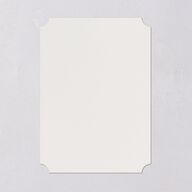 Minimal Wildflower Save the Date Cards Gold Off-White Signature smooth Blank No