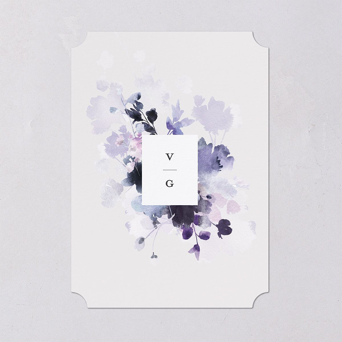 Ethereal Floral Save The Date Cards — view 3