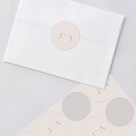 Eclectic Adornment Wedding Stickers Peony Circle