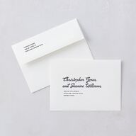 Vintage Retro Ski Poster Wedding Invitations Pure White Signature Blank No Standard