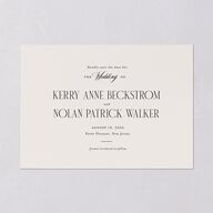 Cosmopolitan Save the Date Cards Champagne Signature smooth Blank No Standard