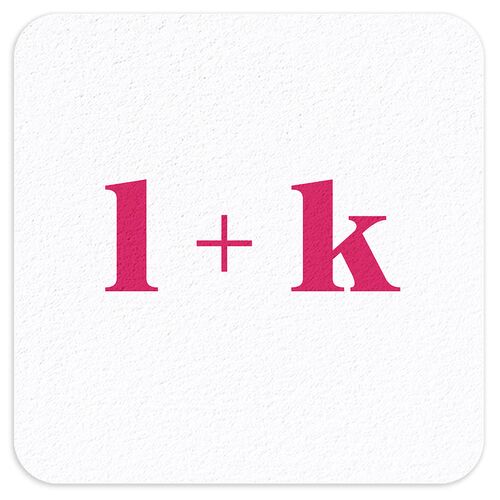 Vibrant Bold Coasters Hot Pink Cardboard Soft Square