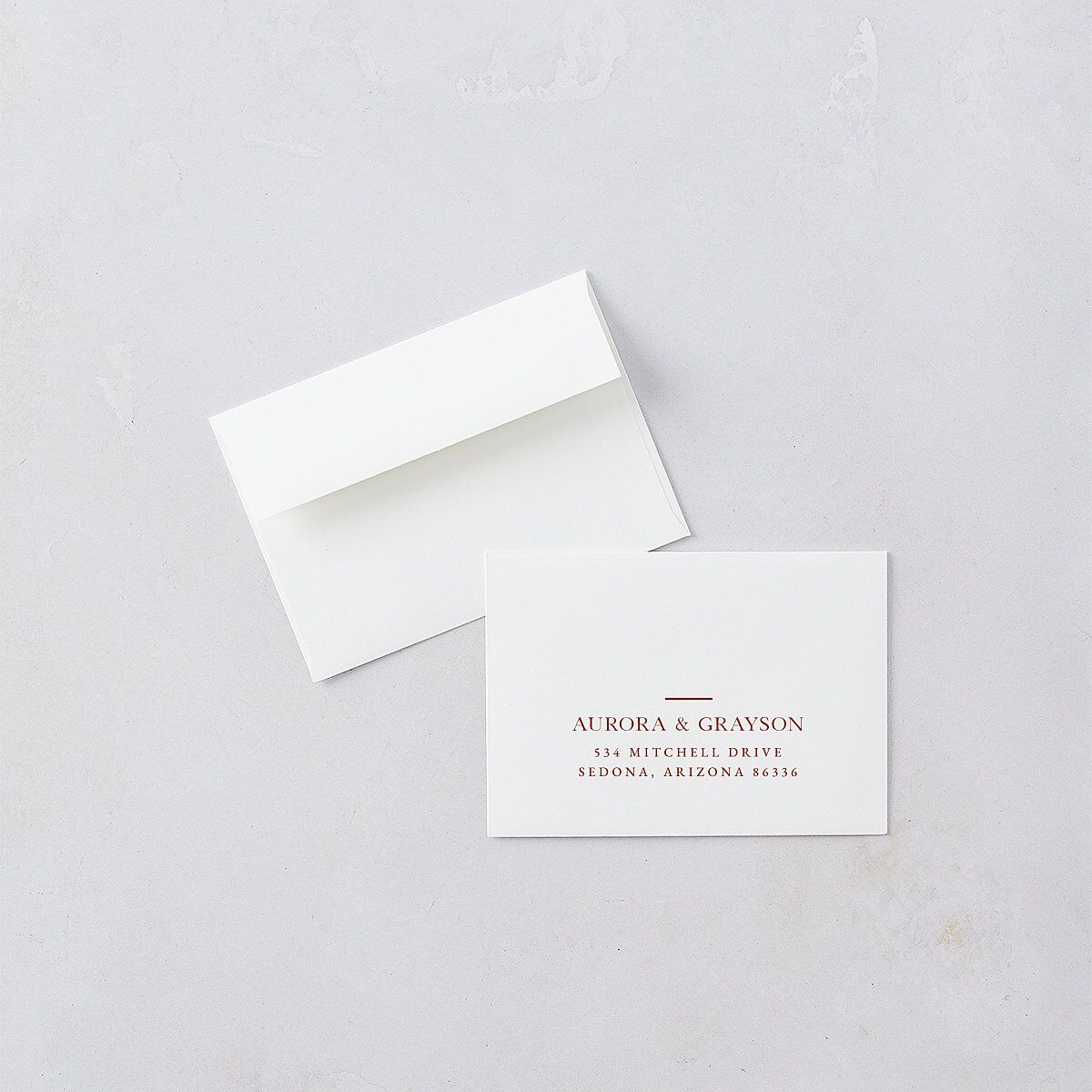 Bohemian Arch Foil Wedding Response Cards Gold Rust Signature Standard