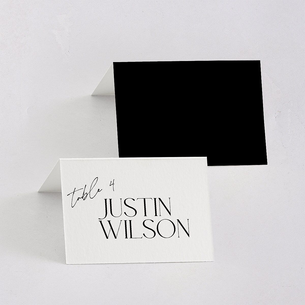 Happy Tears Place Cards Licorice Signature