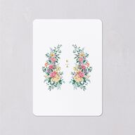 Glamorous Regency Garden Wedding Enclosure Cards by Bridgerton Pure White Signature