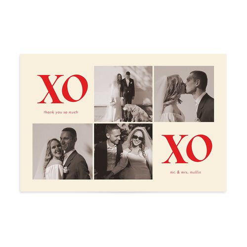 Bold Year Photo Series Thank You Postcards Candy Pink