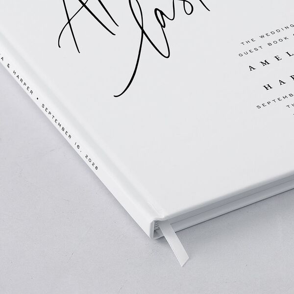 You Are Mine Guest Books Pure White