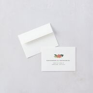 Vintage Hawaiian Island Wedding Response Cards Eucalyptus Signature Standard