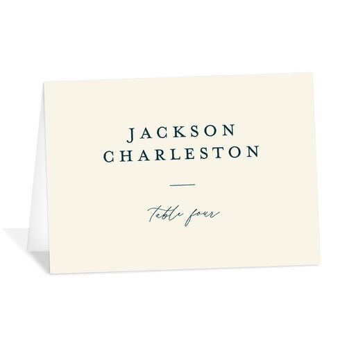 Palm Tree Icon Place Cards Tide Pool Signature