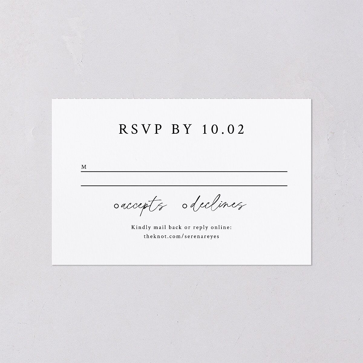 Captured Love All-in-One Wedding Invitations Pure White Signature Light Both Recipient and Return Addresses No