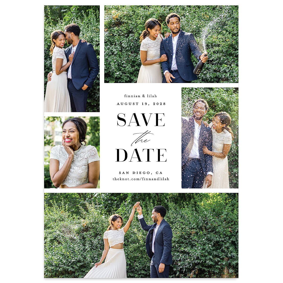 Portrait Gallery Save the Date Cards