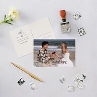 Elegant Lighthouse Save The Date Postcards Maritime