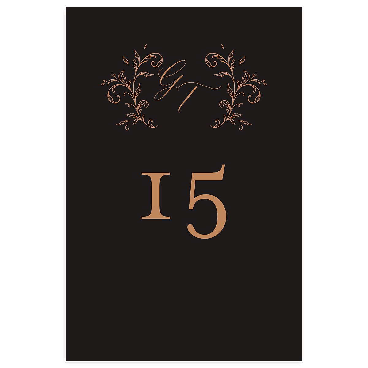 Dark Vintage Fantasy Table Numbers