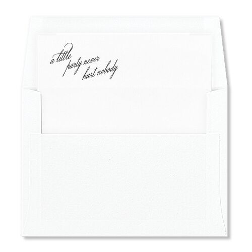 Stay For The Party Envelope Liners Midnight Standard