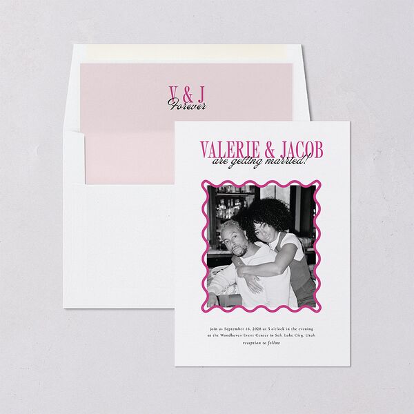 Wavy Frame Photo Envelope Liners Mulberry Standard