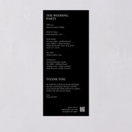 Magazine Cover Wedding Programs Licorice Signature