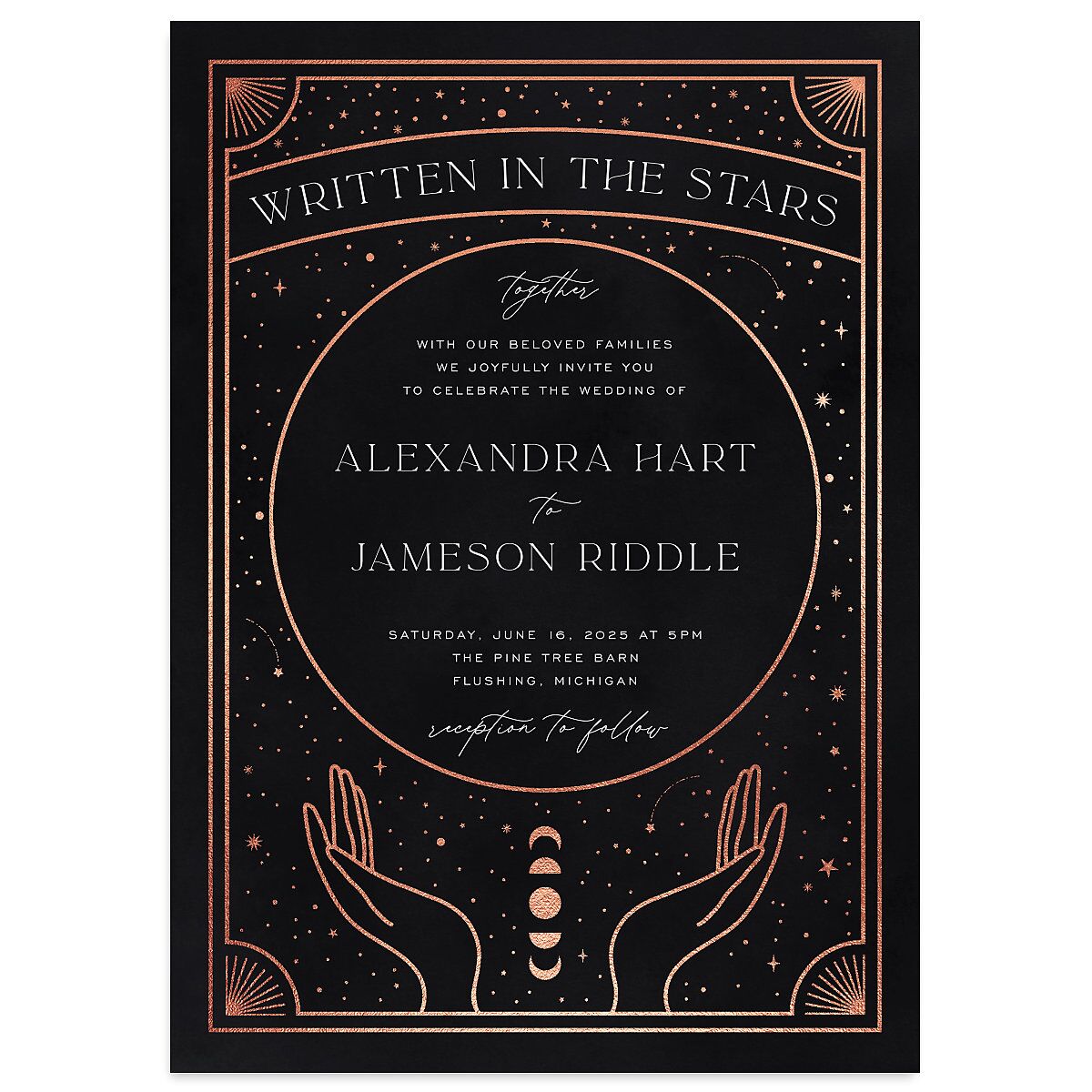 Written In The Stars Wedding Invitations