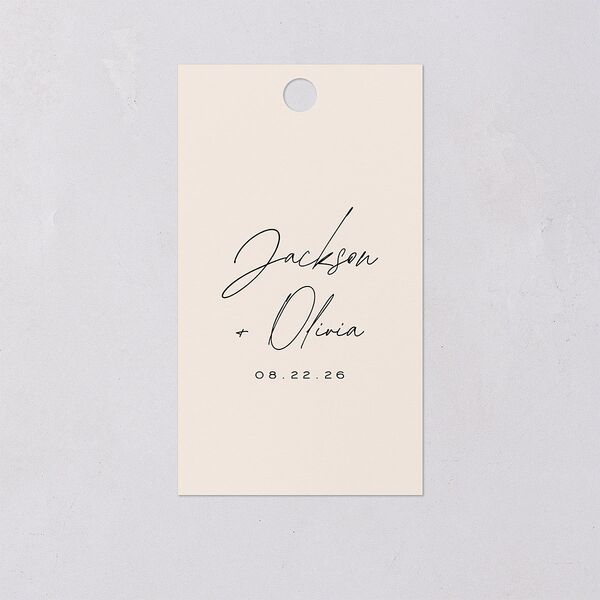 Love Is Patient Favor Gift Tags Linen Signature