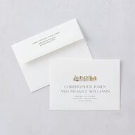 Mushroom Magic Wedding Invitations Mauve Signature Blank No Standard