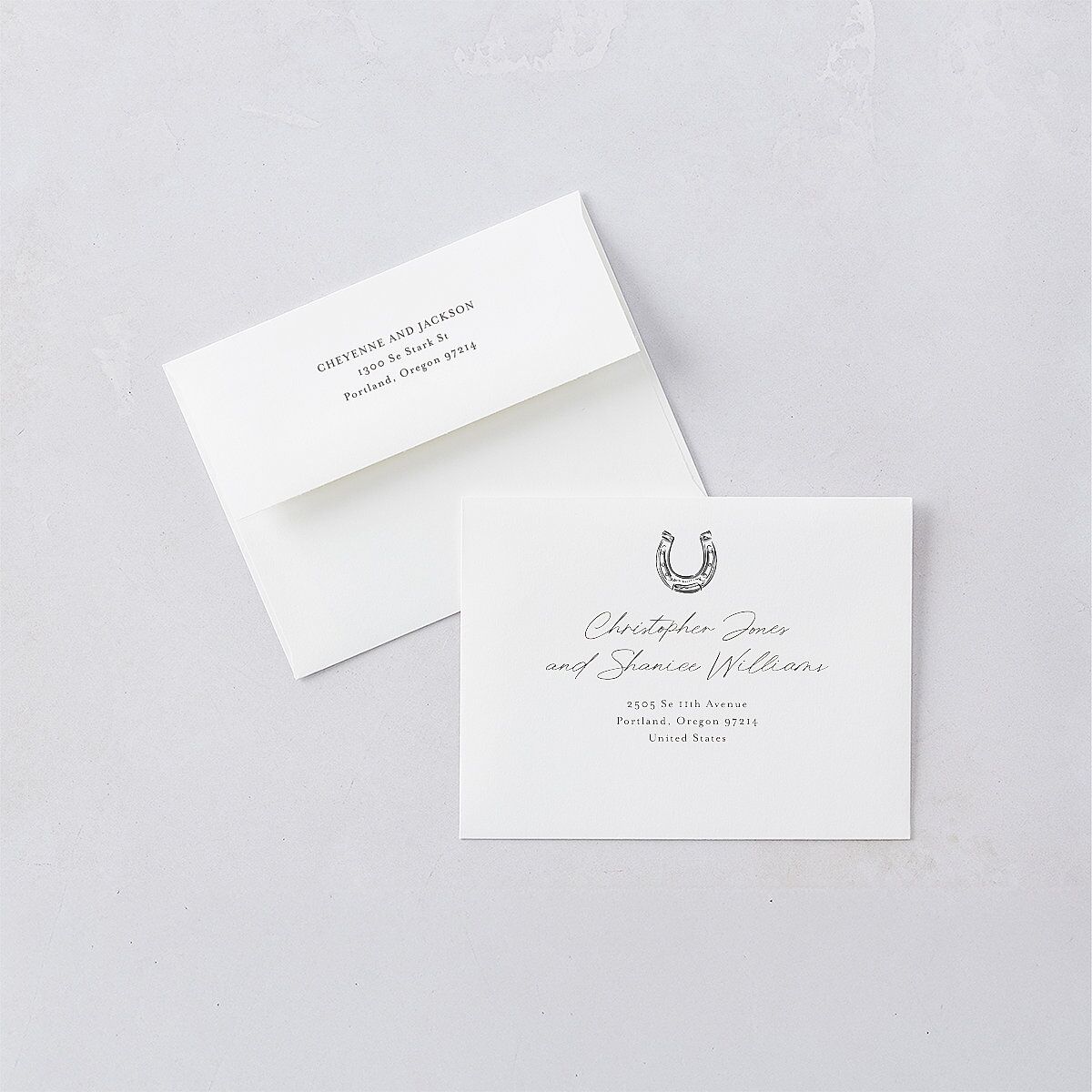 Western Wild Horses Thank You Cards Licorice