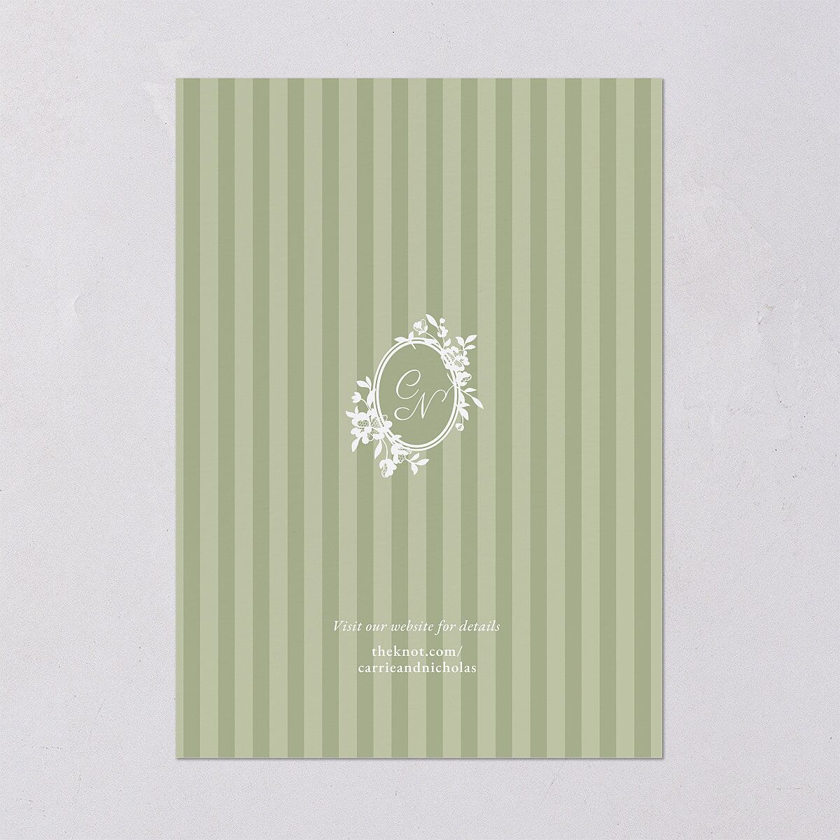 Fairytale Lace Floral Frame Wedding Invitations Moss Signature Blank No Standard