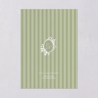 Fairytale Lace Floral Frame Wedding Invitations Moss Signature Blank No Standard