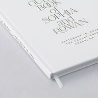 Classic Stack Wedding Guest Book Dark Camo