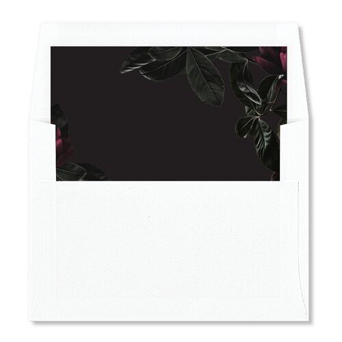 Vintage Gothic Standard Envelope Liners Standard Licorice Liner