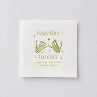 Til Death Do We Disco Cocktail Napkins Pear Napkin Uncoined