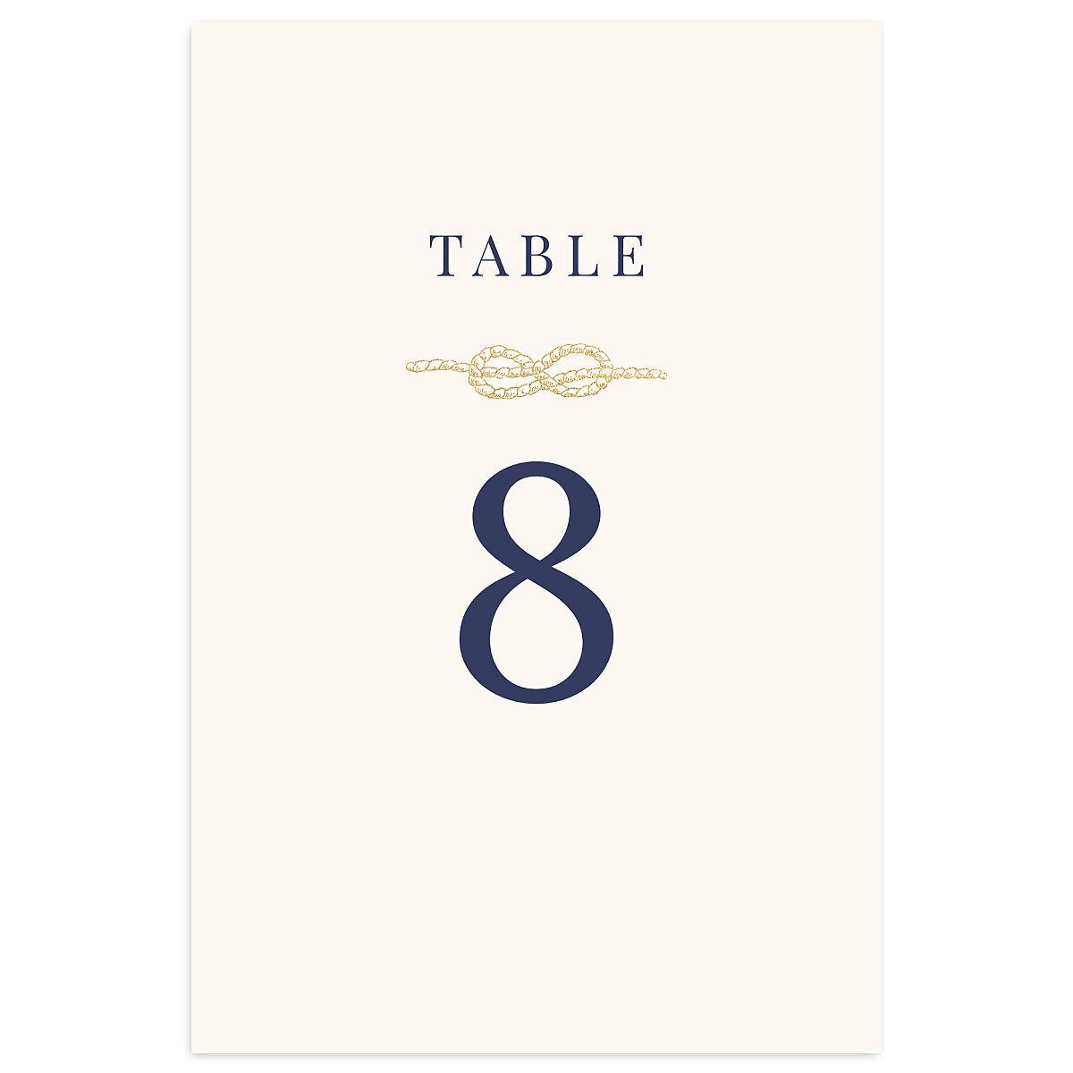 Elegant Lighthouse Foil Table Numbers