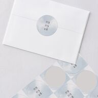 Watercolor Wash Wedding Stickers Pool