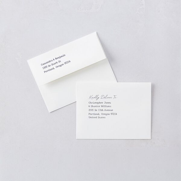 Handwritten Love Note Thank You Cards Ivory