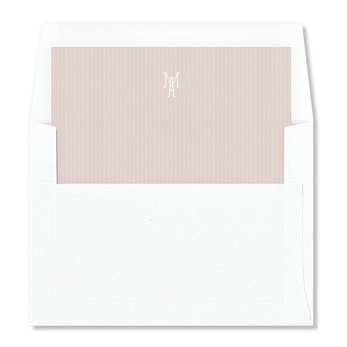 Elegant Floral Regency Envelope Liners Pink Cotton Standard