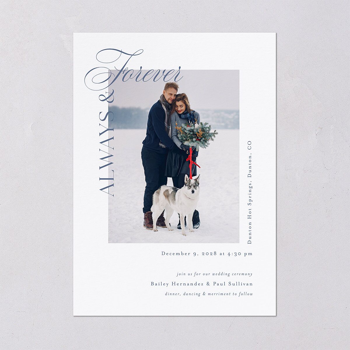 Eternal Love Wedding Invitations — view 2