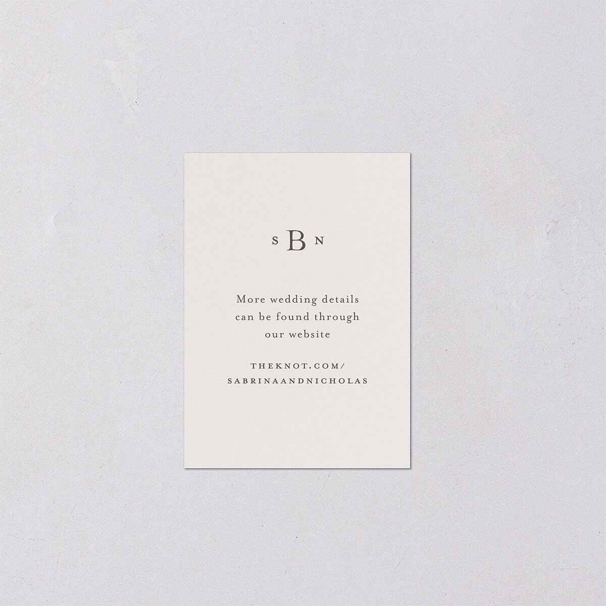 Heirloom Botanical QR Code RSVP Cards Linen Signature Standard