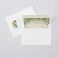 Mushroom Garden Fairytale Wedding Invitations Dark Green Signature Blank No Standard