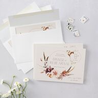 Eclectic Adornment Rehearsal Dinner Invitations Peony Signature Blank Standard