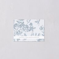 Vintage Hydrangea Garden Crest QR Code RSVP Cards Slate Signature Standard
