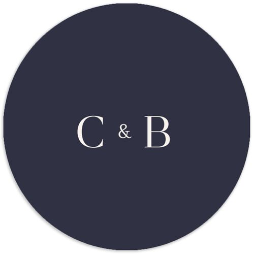 Enchanted Evening Wedding Stickers Dark Navy Circle